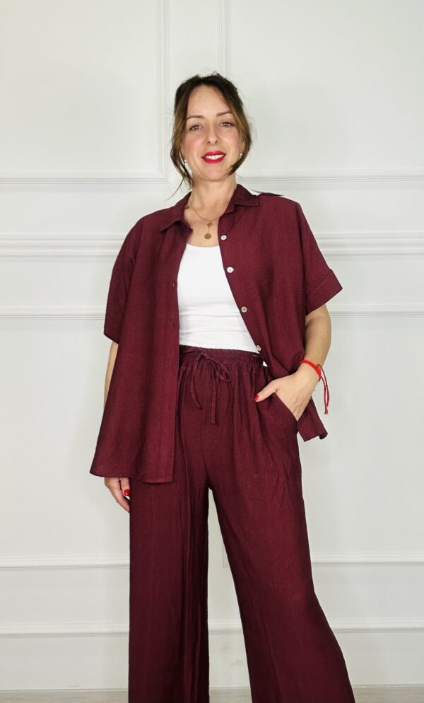Conjunto blusa abotonada - Imagen 6