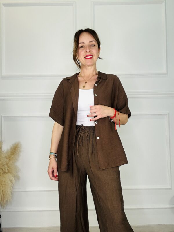 Conjunto blusa abotonada - Imagen 3