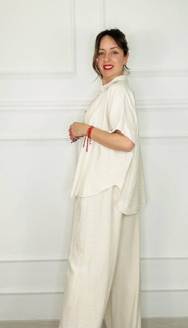Conjunto blusa abotonada - Imagen 2