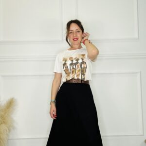 Falda tela capa