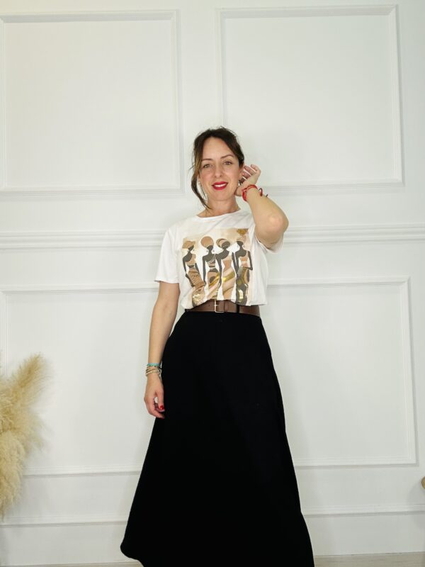 Falda tela capa
