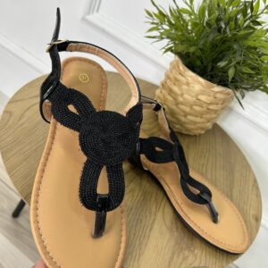 Sandalias negras