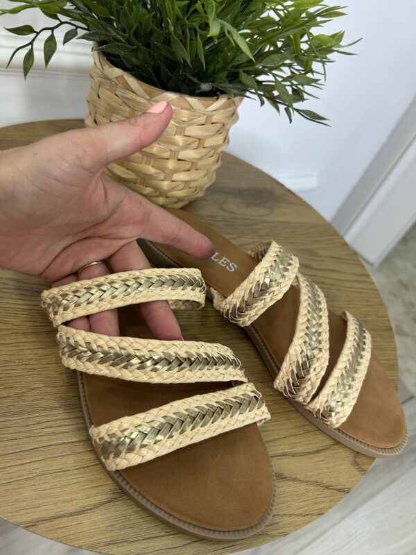 Palas tiras oro