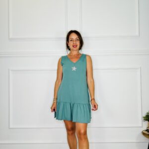 Vestido corto estrella