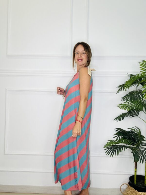 Vestido rayas licra fria - Imagen 2
