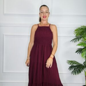 Vestido nido abeja