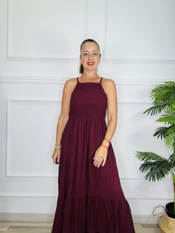 Vestido nido abeja