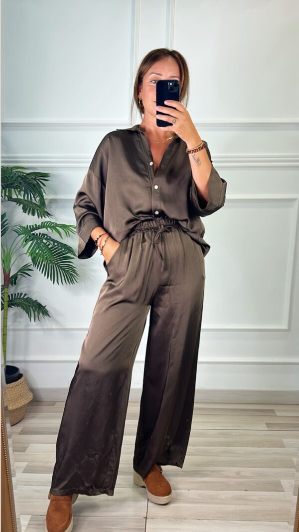 Blusa satinada - Imagen 4