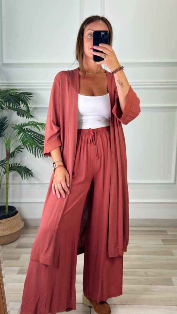 Pantalón ancho tela - Imagen 2