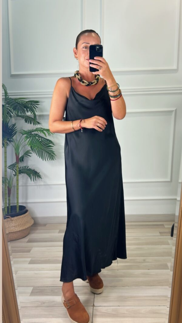 Vestido lencero satén