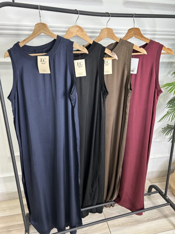 Vestido satinado - Imagen 2