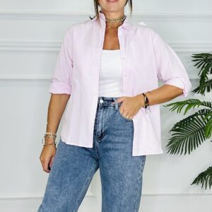Blusa básica rosa