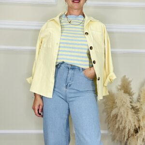 Cazadora denim color